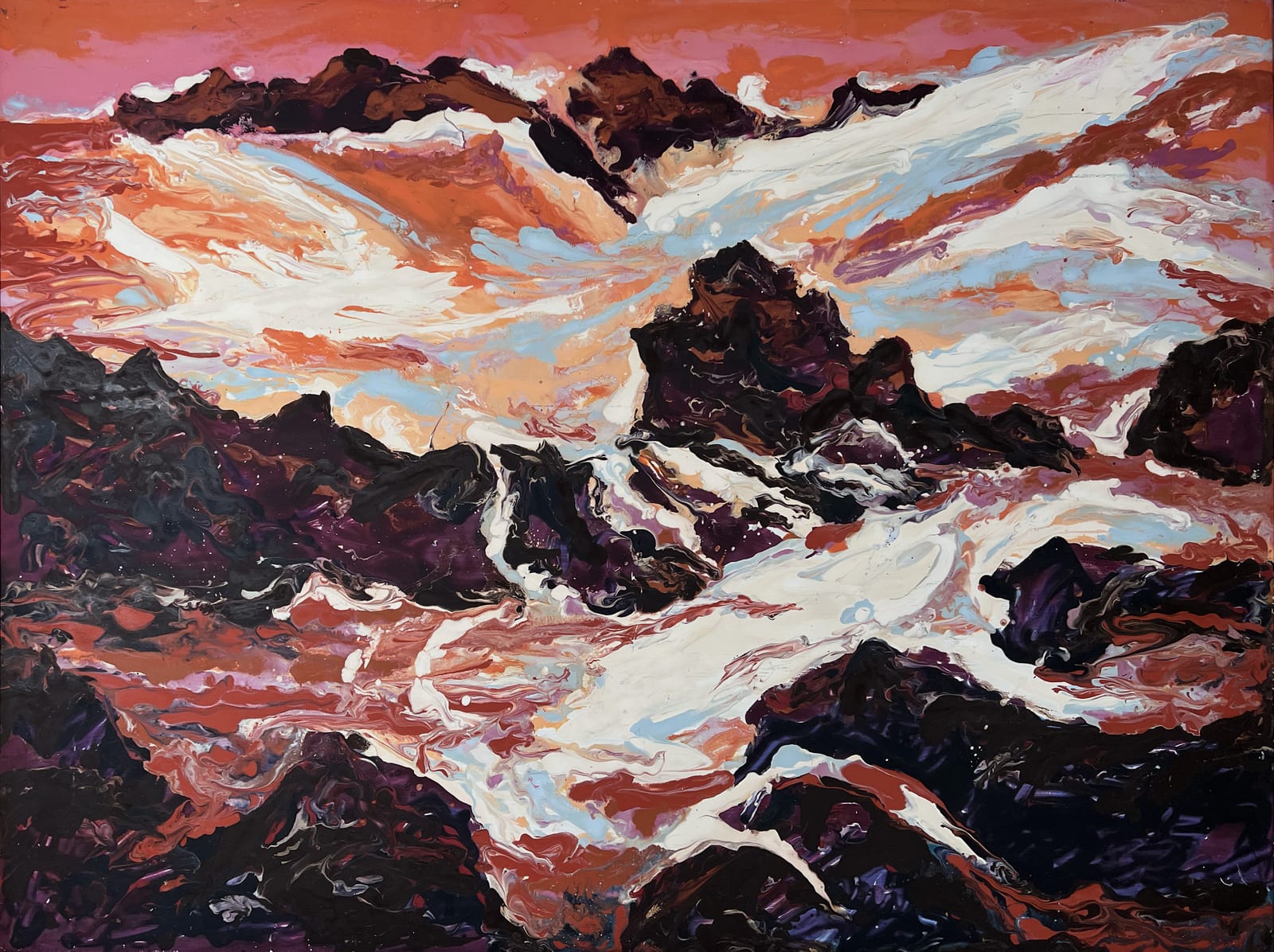 Untitled (Sunset Waves 1)
