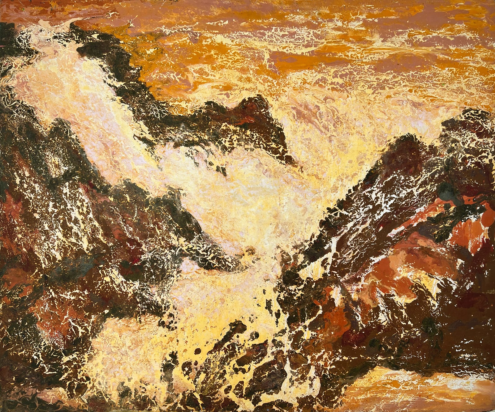 Untitled (Sunset Waves 2)