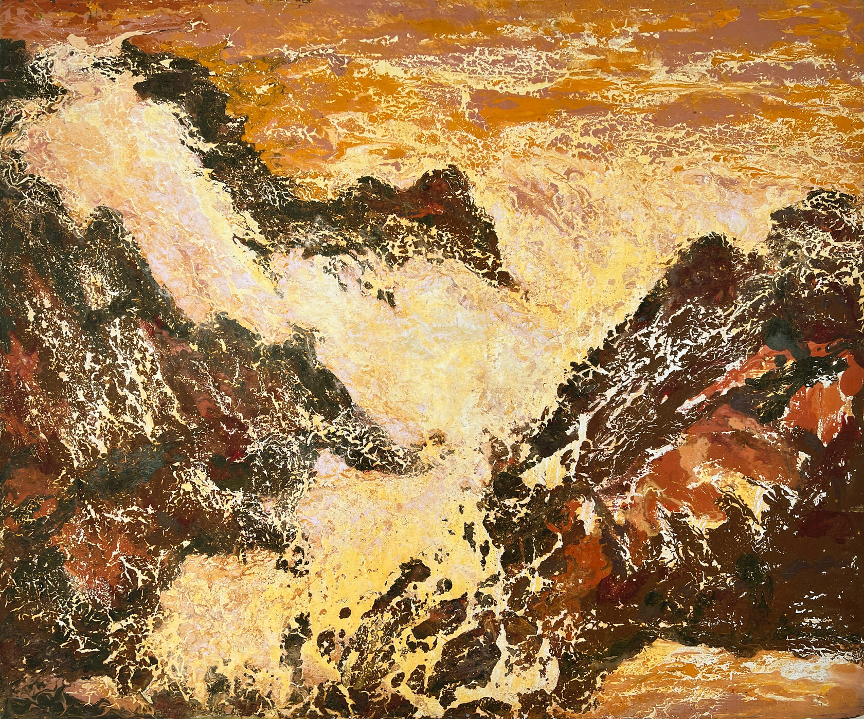Untitled (Sunset Waves 2)