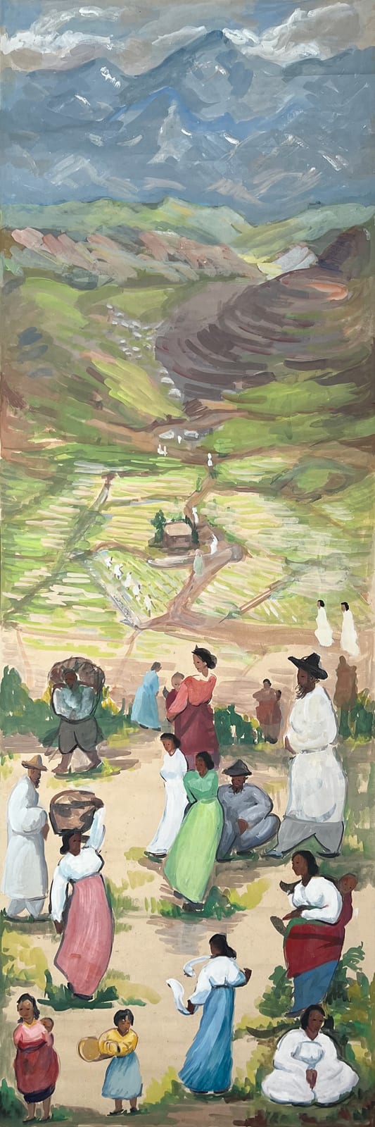 Crown Mountains with Figures