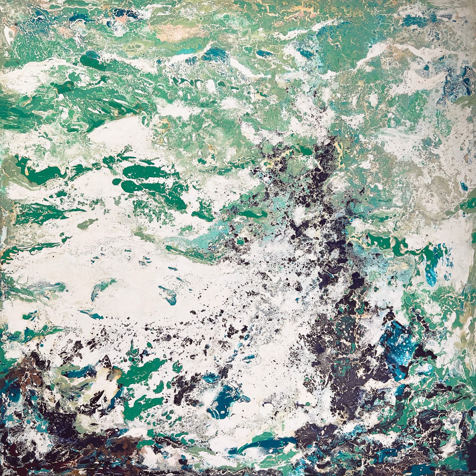 Untitled (Turquoise Color Field)